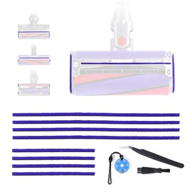 WYWY.Wide 8 St1ck Weiche Pl1schstreifen f1r Dyson V6 V7 V8 V10 V11 V12 V15 DC58 DC59 DC62 DC72 DC74 Staubsauger Zubeh?r, Weiche Ersatzteile, 4 Lange (23 cm), 4 Kurze (11,5 cm)