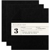 Black Swedish Dishcloths for Kitchen - Set of 3 Swedish