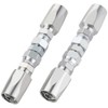 Comphic 2pcs Hydraulic Hose Repair Kit, Reusable, 2-Wire Reusable Hydraulic