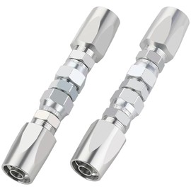 Comphic 2pcs Hydraulic Hose Repair Kit, Reusable, 2-Wire Reusable Hydraulic Repair Fitting 1/2Inch