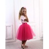 Zcaynger Girls Tulle Skirt Soft A Line Tutu Skirts Dancing