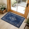 FlyDOIT Small Entryway Rug 2x3 Washable Area Rugs for Bathroom,