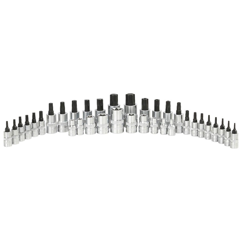 OEMTOOLS 23991 35 Piece Multi-Drive Star Socket Set, Torx Socket