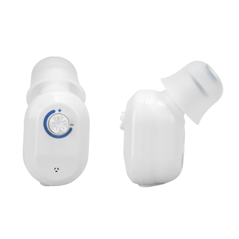 Double Direct Charging Hearing Aid Earphone Ear Aid White Layered