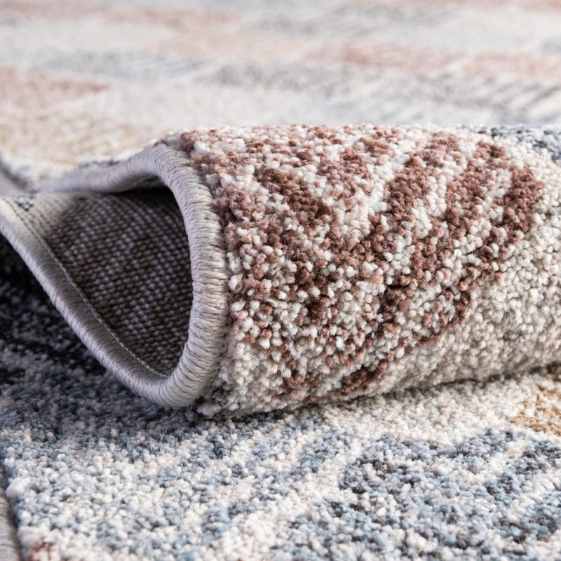 Unique Loom Eco Trellis Collection Area Rug - Osage (Rectangular