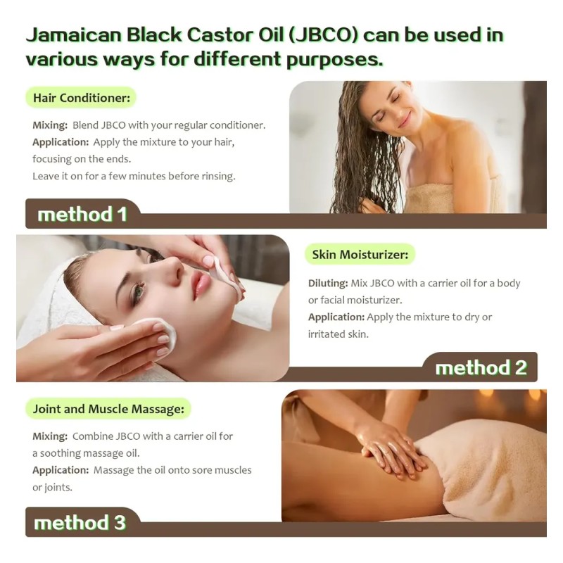 Aceite De Ricino Negro (2 Unidades) Para El Cabello//*