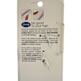 GOODY Ouchless Flexible Teeth Comb Reduces Snagging and Breakage Light Blue 1b