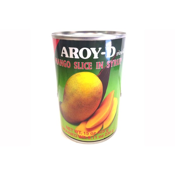 Aroy-D - Mango Slice in Syrup (Net Wt. 15 Oz.)