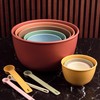 Bamboozle Mixing Bowl Set, 5-Piece Nesting Bowls, Sustainable Astrik, Desert