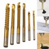 6pcs 3-8mm Titanium HSS Drill & Saw Bit Set Cutting