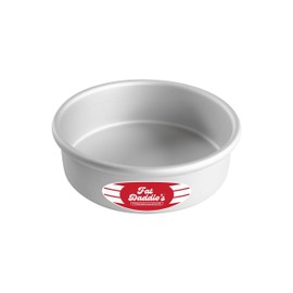 Fat daddio de aluminio anodizado redonda para tarta sartenes, Plateado, 7-Inch x 2-Inch, 1