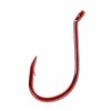 Lazer Sharp Octopus Long Shank Offset UP Eye, RED