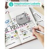 Anycolor M-K231 Label Tape 12mm 0.47'' White Compatible with Brother