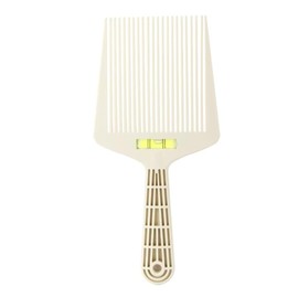 Flat Top White Comb with level Bang Liquid Oil Hair Cutting Angle Adjustment Large Teeth Comb