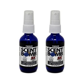 Scent Bomb Air Freshener Spray, Long-Lasting Odor Eliminator for Home & Car, Effective Deodorizer Spray for Kitchen, Bathroom, Fresh Room Spray & Smell Neutralizer, 2 oz, Fierce