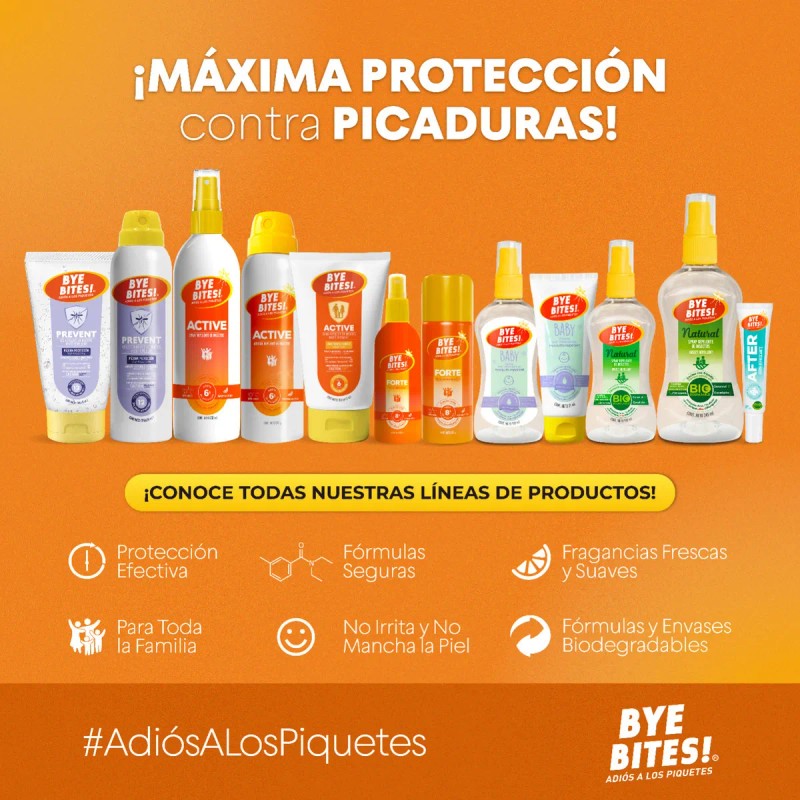 BYE BITES Repelentes de Mosquitos BABY en Spray 130 ml