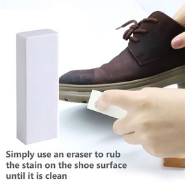 Suede and Nubuck Eraser Cleaner Shoe Cleaning Kit for Suede Shoes, Boots, Bags Removes Dirt, Scuffs, Marks Dry Rubber Block for Suede & Nubuck Care