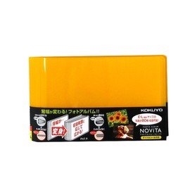 Kokuyo photo album nobi-ta Fixed E/L size 80 Sheets Yellow LA – na80y