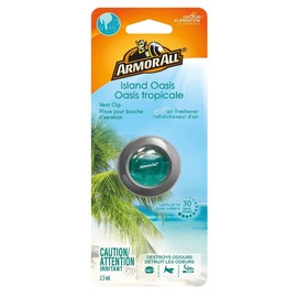 Armor All 17801 Air Freshener, Island Retreat Scent, Vent Clip, 1