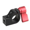 CAMVATE 15mm Single Rod Clamp with two 1/4"-20 Screw hole