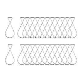 INCREWAY Ceiling Hook Clips, 100 Pieces Spring Steel Hooks Figure 8 Crimp Hangers Party Christmas Wedding Classroom Office Home Decorations of Hanging Tiles/Grid/Drop Ceiling