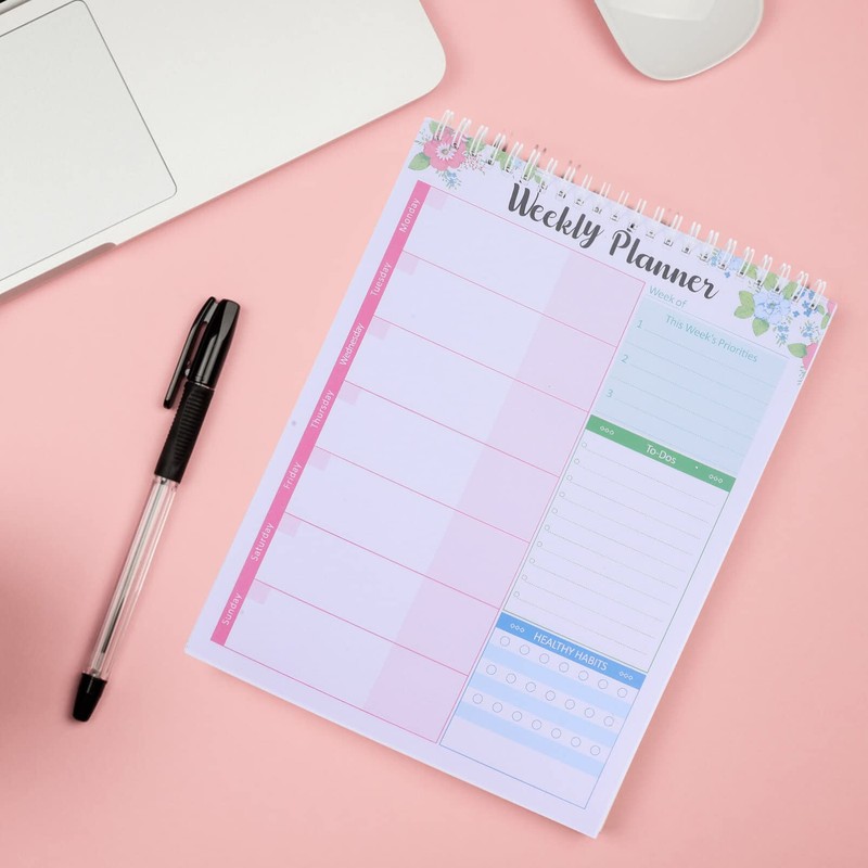 weekly planner hourly schedules daily schedule notepad time management organizers