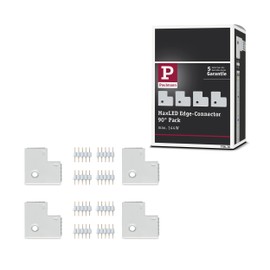 Paulmann 70616 MaxLED Corner Connector for LED Strip 90° White Strip Accessory 4-Pack incl. 8 Plug connectors for Inside and Outside Corners