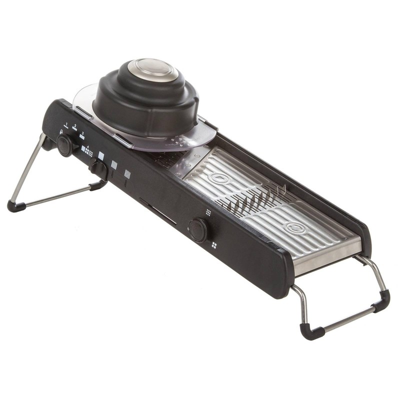 PL8 Professional Cubing Mandoline - Versatile Vegetable Slicer with Integrated