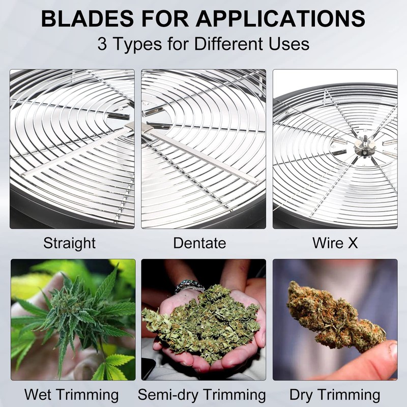 MELONFARM 16 Inch Bud Leaf Bowl Trimmer Twisted Spin Cut