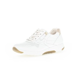Gabor Women's Low-Top Trainers, Women's Low Shoes, Interchangeable Footbed, White light grey