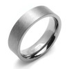DoubleAccent 6MM Comfort Fit Titanium Wedding Band Classic Flat Ring