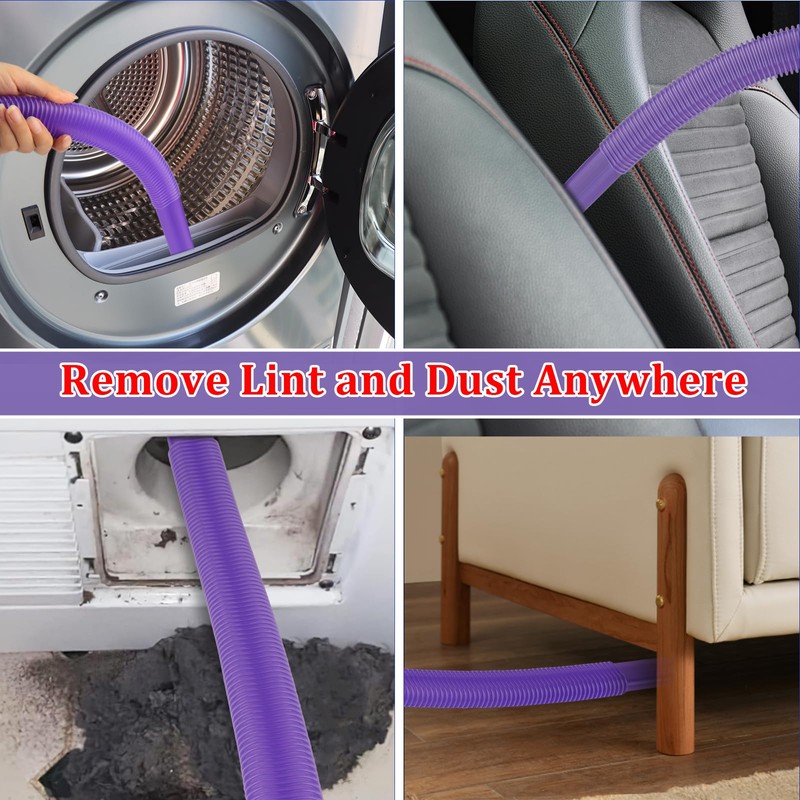 Dryer Vent Lint Removal Tool Vacuum Attachments Hose for Dyson