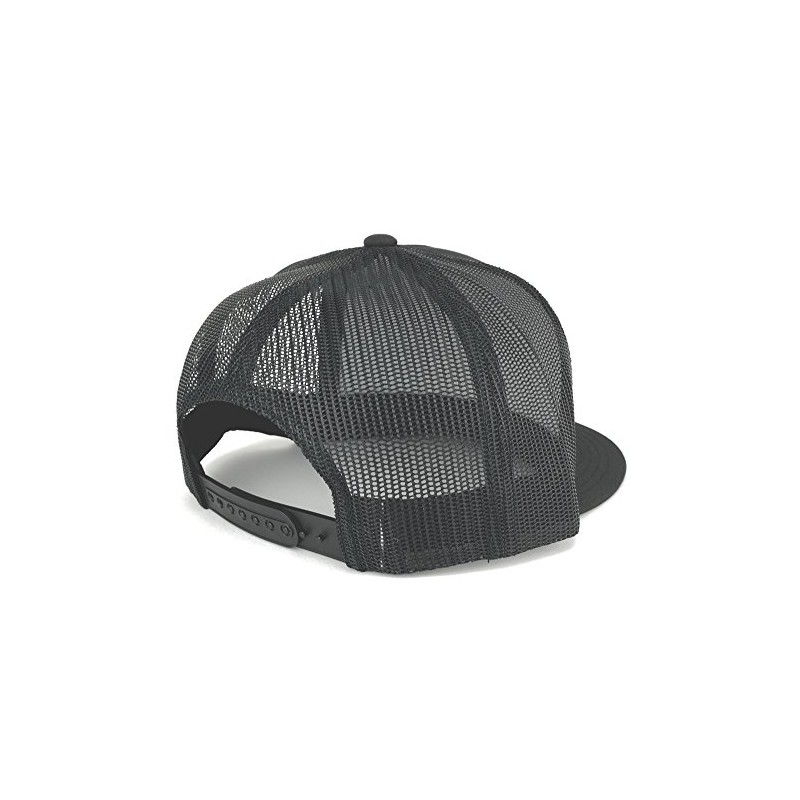 Flexfit 5 Panel NASA Worm Gold Text Embroidered Patch Snapback