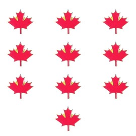Operitacx 30 pcs Maple Leaf Brooch Pin, Iron Modesty Pins Shirt Brooch, Brooch Pins Brooches Pin Badges Cute mini Pins for Women Girls Dress