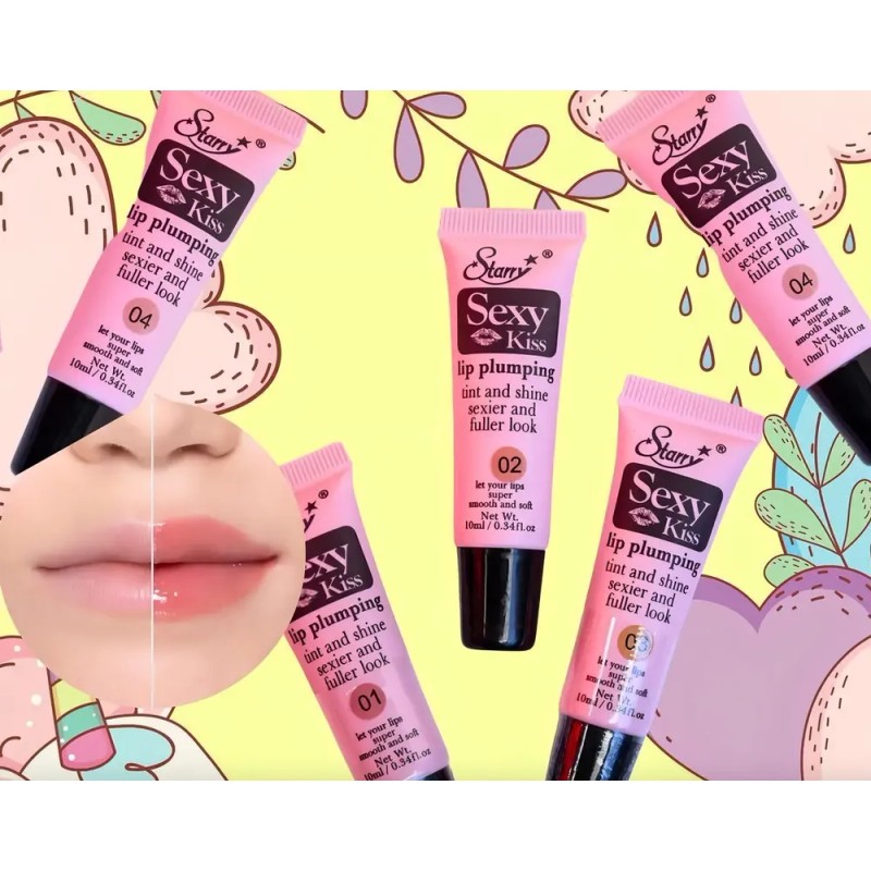 Gloss Labial Brillo Plump Voluminizador Sexy Kiss Starry® Color 04