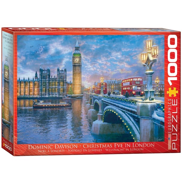 EuroGraphics Christmas Eve in London Puzzle (1000 Piece) (6000-0916)