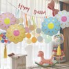 8pcs Daisy Flower Balloons Groovy Retro Pastel Balloons Daisy Balloons