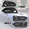 FZJDSD 1Pc Fog Light Cover Set Compatible with Honda Civic