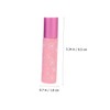 SAFIGLE 5pcs Rollerball Bottle Essential Oil Containers Dropper Leakproof Dispensers