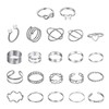 TYGFRT 22 Adjustable Rings, 1 Storage Bag, Ladies Thumb Ring,