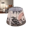 Chinese Style Lamp Shade Cloth E27 E14 Red Crowned Crane