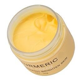 Mascarilla de Arcilla de Cúrcuma, Mascarilla de Arcilla Purificante, Mascarilla Limpiadora, Crema Facial de Cúrcuma Hidratante Hidratante Crema de Reparación Iluminadora de la Piel Cuidado de la Piel,