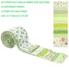 42Pcs Jelly Roll Fabric Strips Soft Cotton Quilting Fabric 2.5