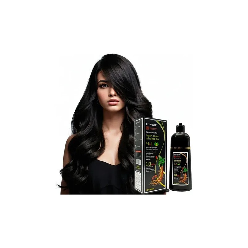 Shampoo Tinte 4 En 1 Eishowt 500 Ml Cubre Canas