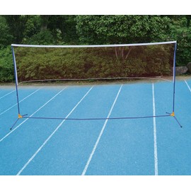 Strong Camel Portable Badminton Volleyball Net Set Easy Setup Nylon Sports Net with Poles & Carrying Bag