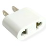 Adaptador Enchufe Europeo Clavija Celular Redondo A Plano Ac
