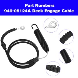 TJUNSENHARSH 946-05124A Blade Engagement Line Compatible with Troy-Bilt Pony 42, Horse Xp Hydro, Bronco with 42" Deck Riding Mowers, MTD Yard-Man Huskee Murray Mowers 946-05124, 746-05124A