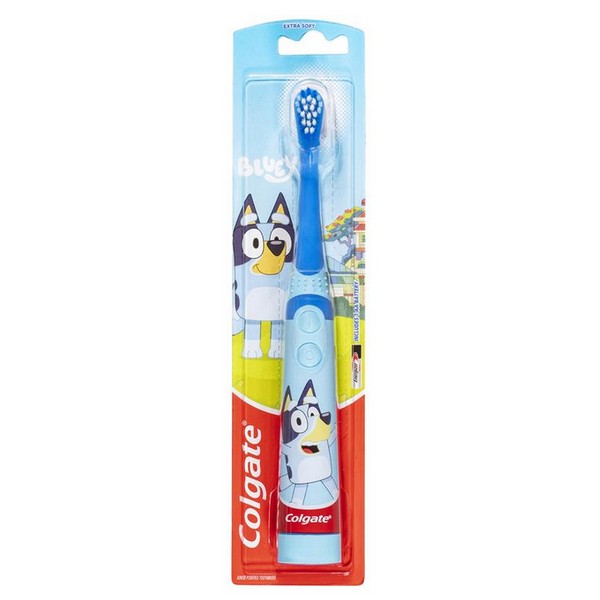 Colgate Toothbrush Battery Kids Sonic Bluey - Assorted, Blue