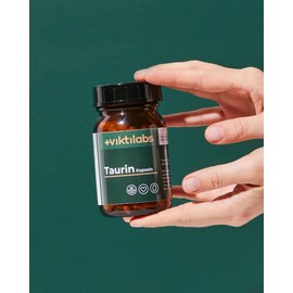 Taurin - Hochdosiert 500mg reines Taurin pro Kapsel - Essenzielle Aminosäure für Energiestoffwechsel & Elektrolythaushalt - Optimal bioverfügbar & ohne Zusatzstoffe- 100% vegan (1er Pack)