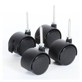 babybay Rollensatz Parkett passend für Modell Trend und All in One / vom Beistellbett zum Stubenwagen / Rollen